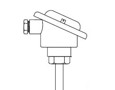 Thermo Sensors » Thermocouples » Headered Knuckle nose casinghead T-123